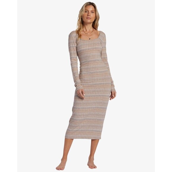New Billabong Dress Knit Long Sleeve Size S - Picture 1 of 12